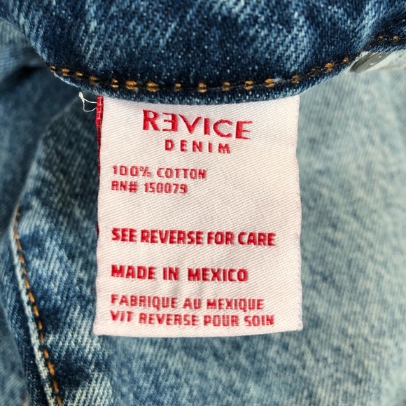 REVICE Denims Women’s Cross Button Straight Leg Jeans Size 27 - Picture 8 of 12